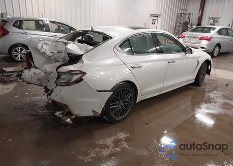 2019 Genesis G70 2.0T Advanced из США, поврежденный, VIN KMTG44LA3KU015491